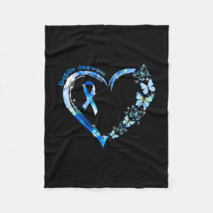 Im November tragen wir Blauer Diabetes-Butter Fleecedecke