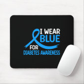 Im November tragen wir blaues Diabetes Awareness B Mousepad (Mit Mouse)
