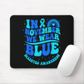 Im November tragen wir blaues Diabetes-Bewusstsein Mousepad (Mit Mouse)