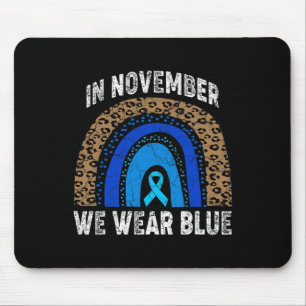 Im November tragen wir Blauleopard-Rainbow-Diabete Mousepad