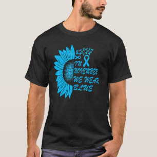 Im November tragen wir Blue Messy Bun Diabetes Awa T-Shirt