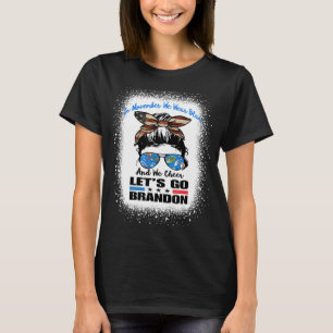 Im November tragen wir Blue Messy Bun Diabetes Awa T-Shirt