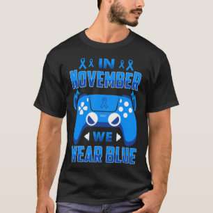 Im November tragen wir Blue T1d Diabetes Awareness T-Shirt