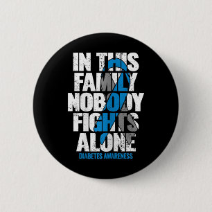 Im November tragen wir Blue T1d T2d Diabetes Button