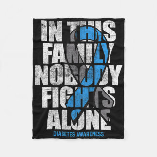 Im November tragen wir Blue T1d T2d Diabetes Fleecedecke