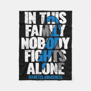 Im November tragen wir Blue T1d T2d Diabetes Fleecedecke