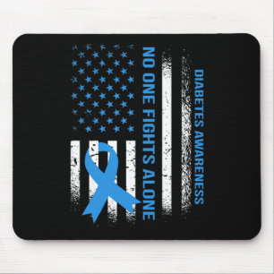 Im November tragen wir Blue T1d T2d Diabetes Mousepad