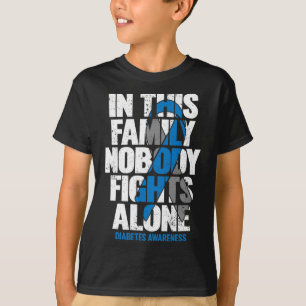 Im November tragen wir Blue T1d T2d Diabetes T-Shirt