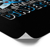 Im November tragen wir Blue T1D Typ 1 Diabetes-Awa Poster (Ecke)