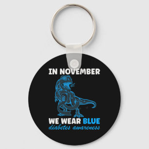 Im November tragen wir Blue T-rex Schlüsselanhänger