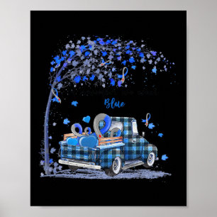 Im November tragen wir das Bewusstsein für den Bla Poster