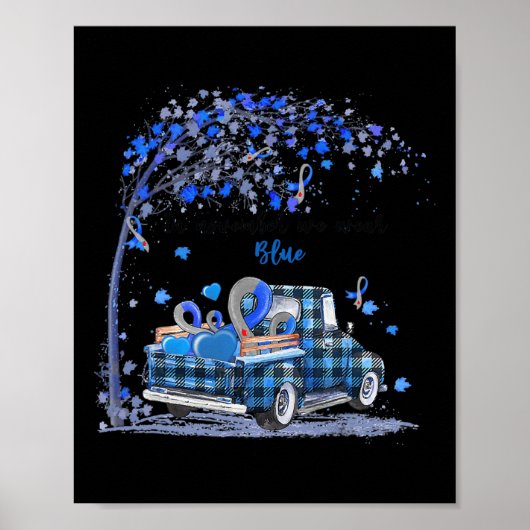 Im November tragen wir das Bewusstsein für den Dia Poster (Vorne)