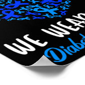 Im November tragen wir das Bewusstsein für die Bla Poster (Ecke)