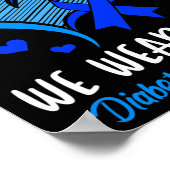 Im November tragen wir das Bewusstsein für die Bla Poster (Ecke)