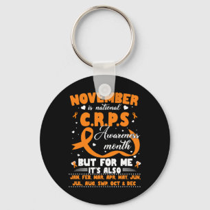 Im November tragen wir das Bewusstsein für Orange Schlüsselanhänger