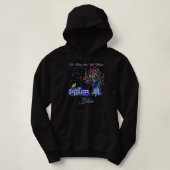 im November tragen wir das blaugnome Diabetes Awar Hoodie (Design vorne)