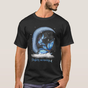 Im November tragen wir den blauen Flachdiabetes-Sc T-Shirt