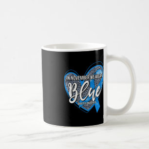 Im November tragen wir den Monat des Blauen Diabet Kaffeetasse