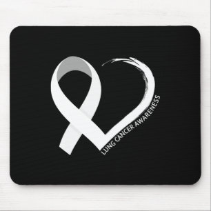 Im November tragen wir ein weißes Lungenkrebs-Bewu Mousepad