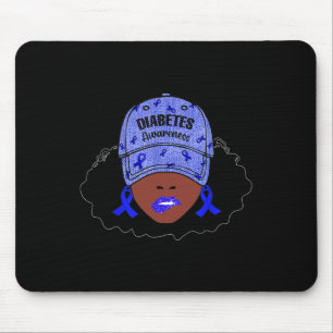 Im November tragen wir eine blaue schwarze Girl Di Mousepad