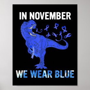 Im November tragen wir eine Blauer Diabetes-Sensib Poster