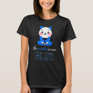 Im November tragen wir einen Blauen Diabetes-Sensi T-Shirt