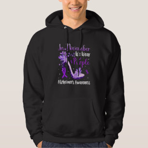 Im November tragen wir Lila Alzheimer-Bewusstsein  Hoodie