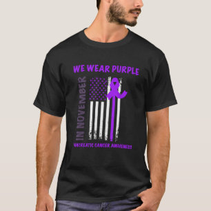 Im November tragen wir Lila Bauchspeicheldrüsenkre T-Shirt