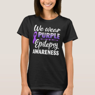 Im November tragen wir Lila Epilepsie Awareness Pu T-Shirt