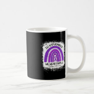 Im November tragen wir Lila Epilepsie-Bewusstsein Kaffeetasse