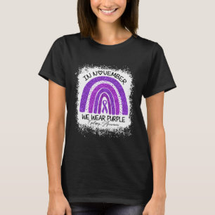 Im November tragen wir Lila Epilepsie-Bewusstsein T-Shirt