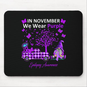 Im November tragen wir Lila Epilepsie-Bewusstseins Mousepad