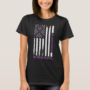 Im November tragen wir Lila für Alzheimer Awarene T-Shirt