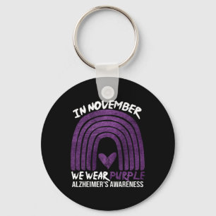 Im November tragen wir Lila Heimerheimer-Auszeichn Schlüsselanhänger