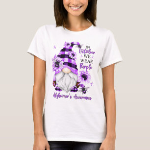 Im November tragen wir violette Gnome Heimerheimer T-Shirt
