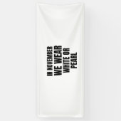 Im November tragen wir weißen oder perlen Lungenkr Banner (Vertikal)