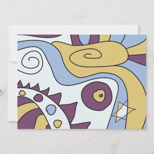 IM NUR COOLE Bar Bat Mitzvah Einladung (Rückseite)