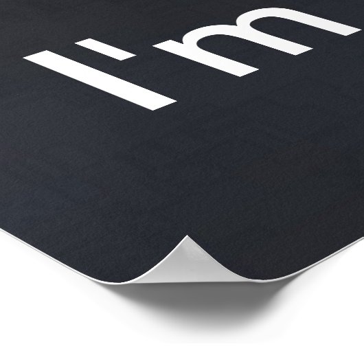 Im O.K. Poster (Ecke)