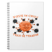 Im Obersten, Trick oder Trete, politisches AntiHal Notizblock (Vorderseite)