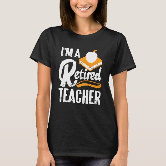 I'm Officially Retired from Teaching Life Begins N T-Shirt (Vorderseite)