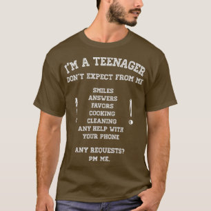Im Offiziellen Teenager Dont erwarten 13. 14. Gebu T-Shirt