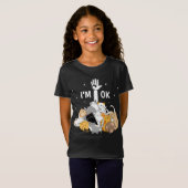 I'm Ok Funny Cats Lover T-Shirt (Vorne ganz)