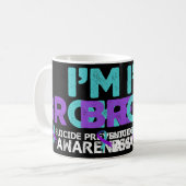 Im Ok Im Broken Suicide Prevention Awareness Semic Kaffeetasse (Vorderseite Links)