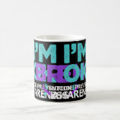 Im Ok Im Broken Suicide Prevention Awareness Semic Kaffeetasse (Mittel)
