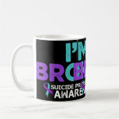 Im Ok Im Broken Suicide Prevention Awareness Semic Kaffeetasse (Links)