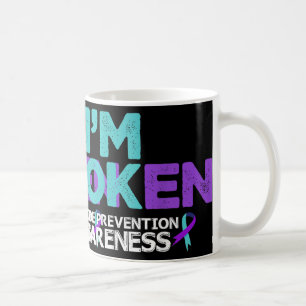 Im Ok Im Broken Suicide Prevention Awareness Semic Kaffeetasse