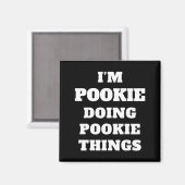 I'm Okie Doing Okie Things Aesthetic Slang Viral G Magnet (Vorderseite/Rückseite)