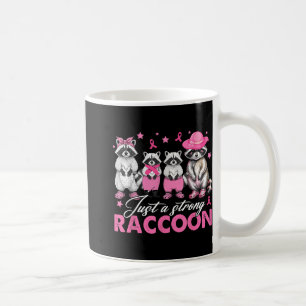 Im Oktober nur ein starkes Raccoon Brustkrebs Awa Kaffeetasse