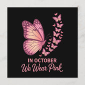 im Oktober rosa Brust Schmetterling Programm (Vorderseite)