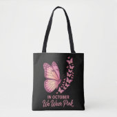Im Oktober Rosa Brust Schmetterling Tasche (Vorderseite)